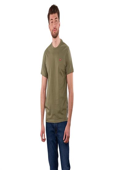 NON GRAPHIC TEES-BLUISH OLIVE